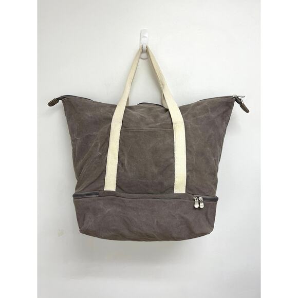 Lo & Sons Catalina Deluxe Cotton Canvas Travel Weekender Large Tote Thistle - Picture 16 of 16